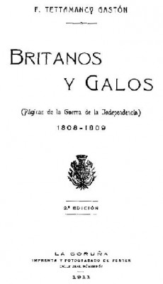 BRITANOS Y GALOS de Francisco Tettamancy Gastn 