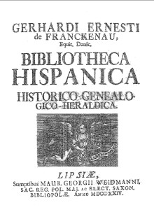 Bibliotheca hispnica histrico-genealgica herldica